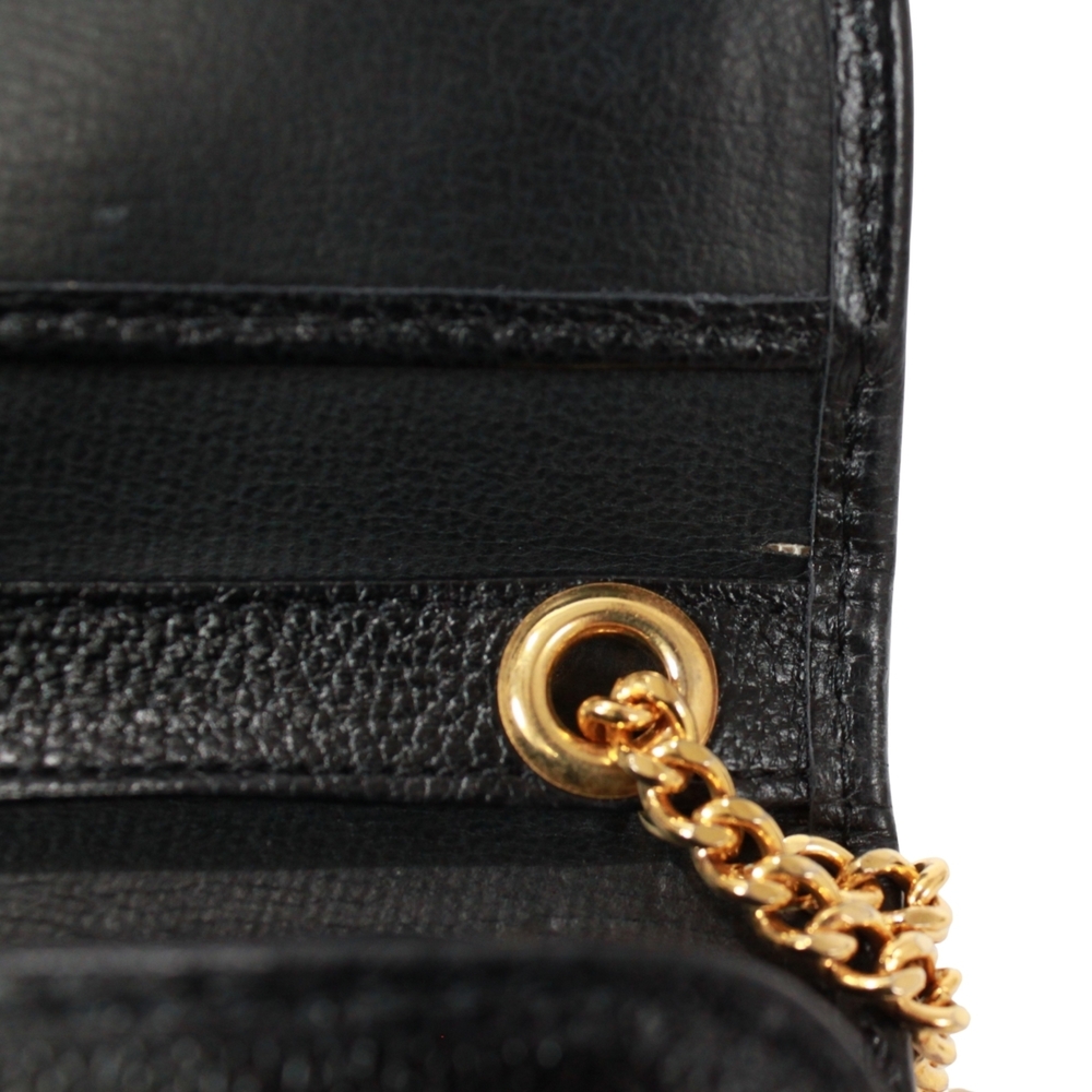 CHRISTIAN DIOR Vintage Black Leather Shoulder Bag - Picture 11 of 14